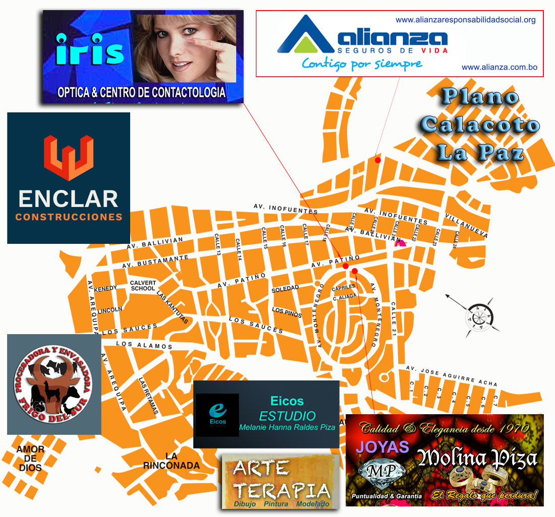 plano calacoto la paz
